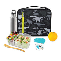 PackIt Freezable Classic Lunch Bag - Dino Camo Charcoal