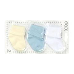 SEBI Baby Socks - 3 Plain Pieces SEBI