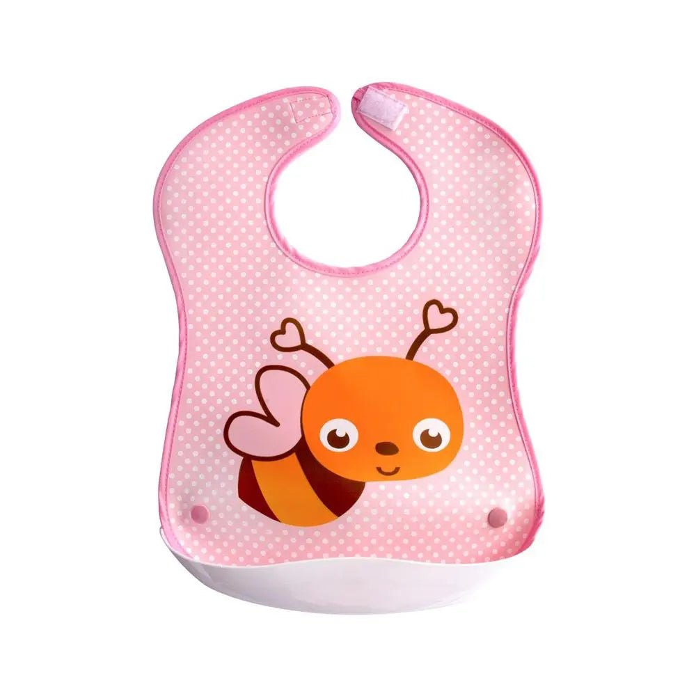 Sevi Bebe Bib With Plastic Pocket - Bee (8-18 Months) Sevi Bebe
