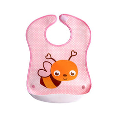 Sevi Bebe Bib With Plastic Pocket - Bee (8-18 Months)