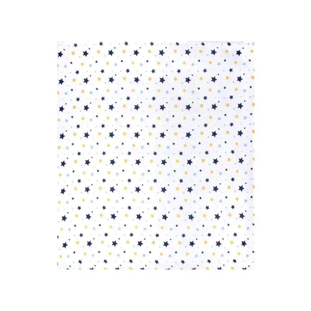 Sevi Bebe Printed Muslin Blanket 120x100 cm - Blue Star Sevi Bebe