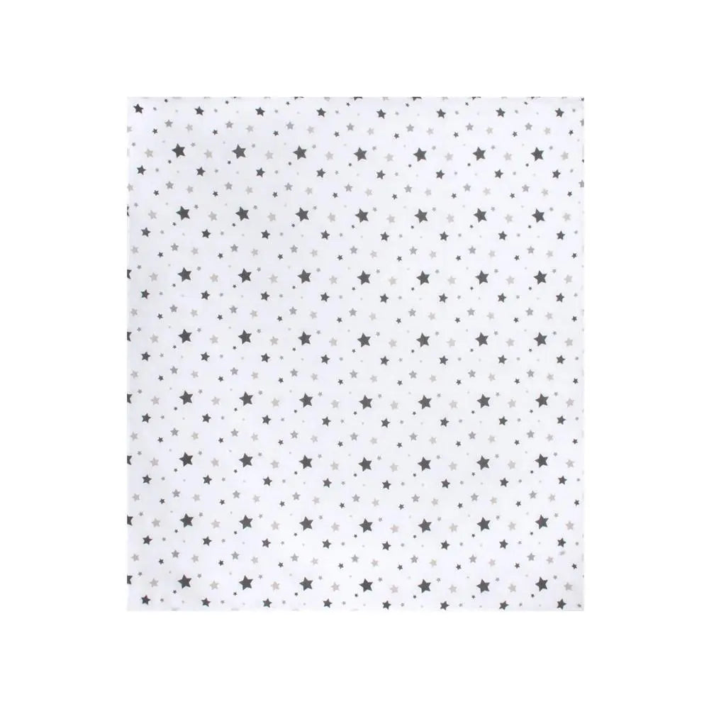 Sevi Bebe Printed Muslin Blanket 120x100 cm - Grey Star Sevi Bebe