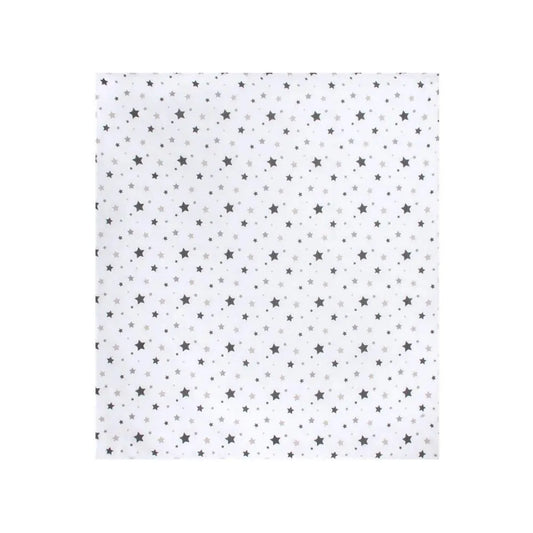 Sevi Bebe Printed Muslin Blanket 120x100 cm - Grey Star Sevi Bebe