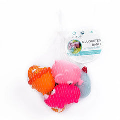 Olmitos Mesh with 6 Bath Toys - Animals Olmitos
