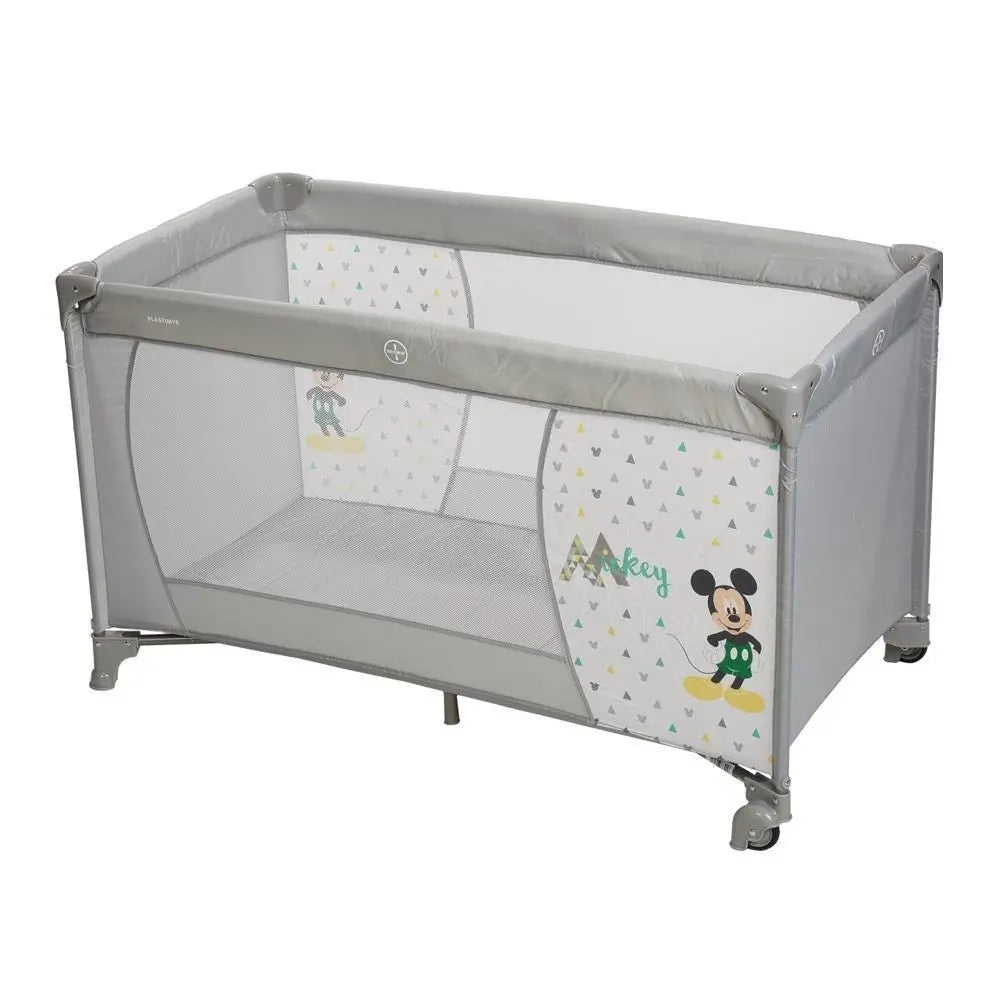 Plastimyr Travel Cot - Geo Mickey grey Plastimyr