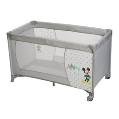 Plastimyr Travel Cot - Geo Mickey grey Plastimyr