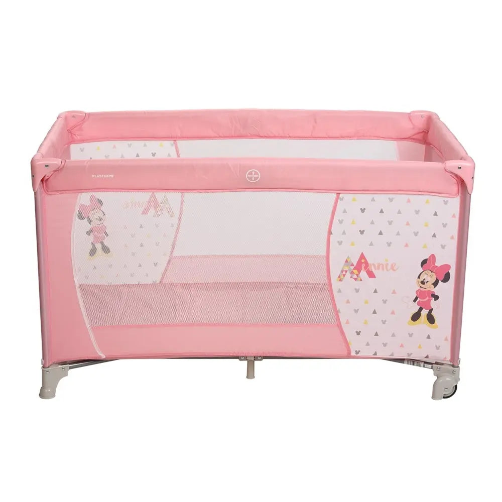Plastimyr Travel Cot - Geo Minnie Pink Plastimyr