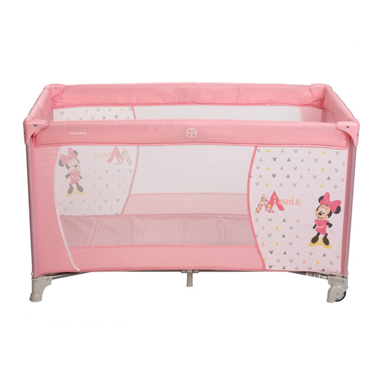 Plastimyr Travel Cot - Geo Minnie Pink