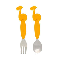 Marcus & Marcus Fork And Spoon Set Giraffe