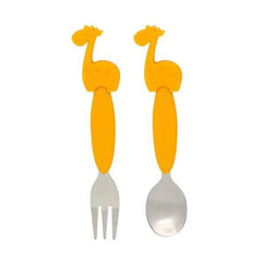 Marcus & Marcus Fork And Spoon Set Giraffe Marcus & Marcus