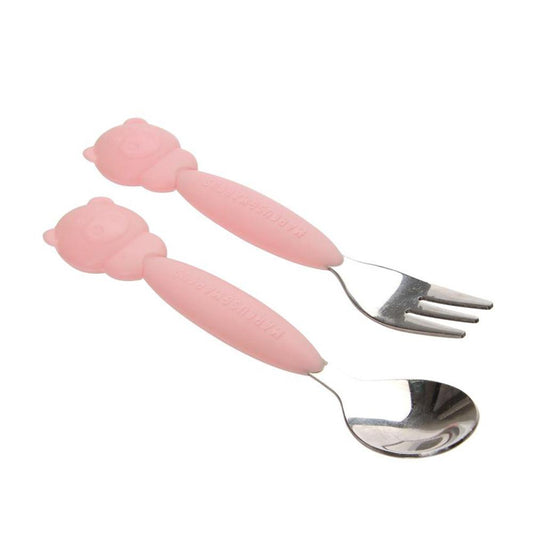 Marcus & Marcus Fork And Spoon Set Pink
