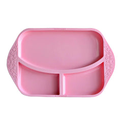 Marcus & Marcus Silicone Divided Plate Pink Marcus & Marcus