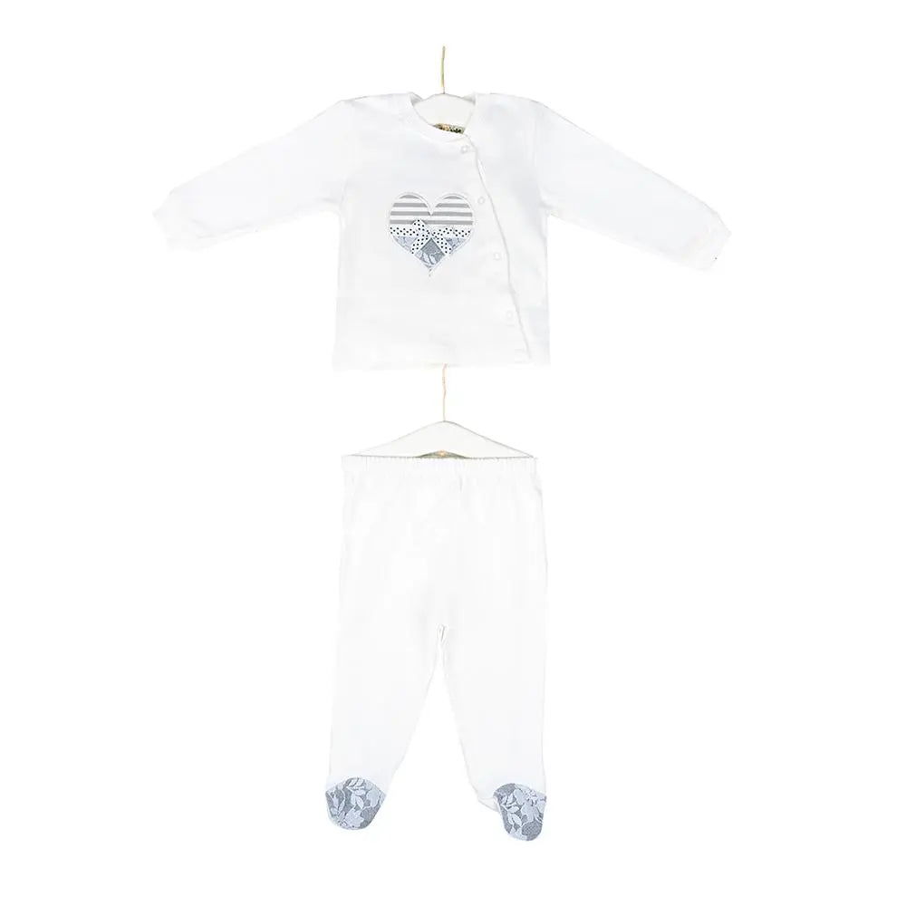 Aziz Bebe Baby Double Set - Ecru Aziz Bebe