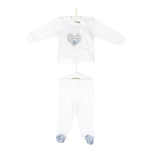 Aziz Bebe Baby Double Set - Ecru