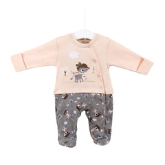 Aziz Bebe Baby's Overall - Salmon