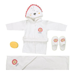 Bebi Tof Bathrobe Set - Pink Lion ( Size:6 Months+) Bebitof