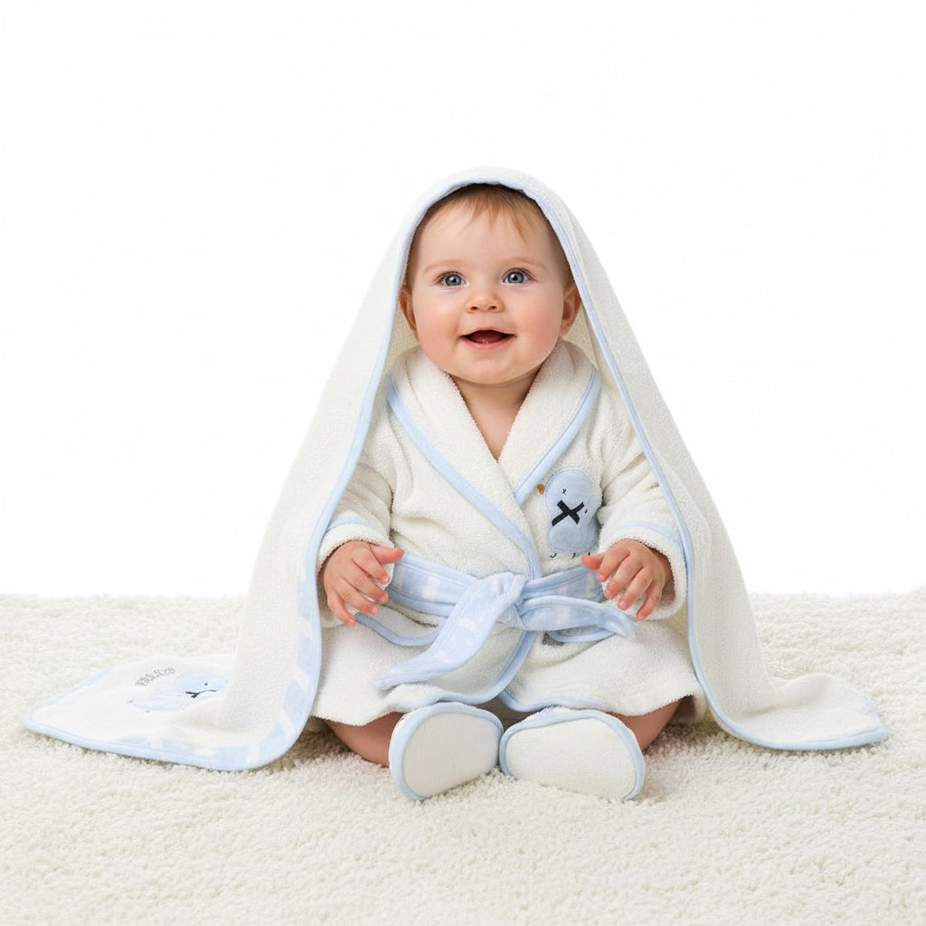 Gaye Bebe Bathrobe Set - Blue GAYE BEBE