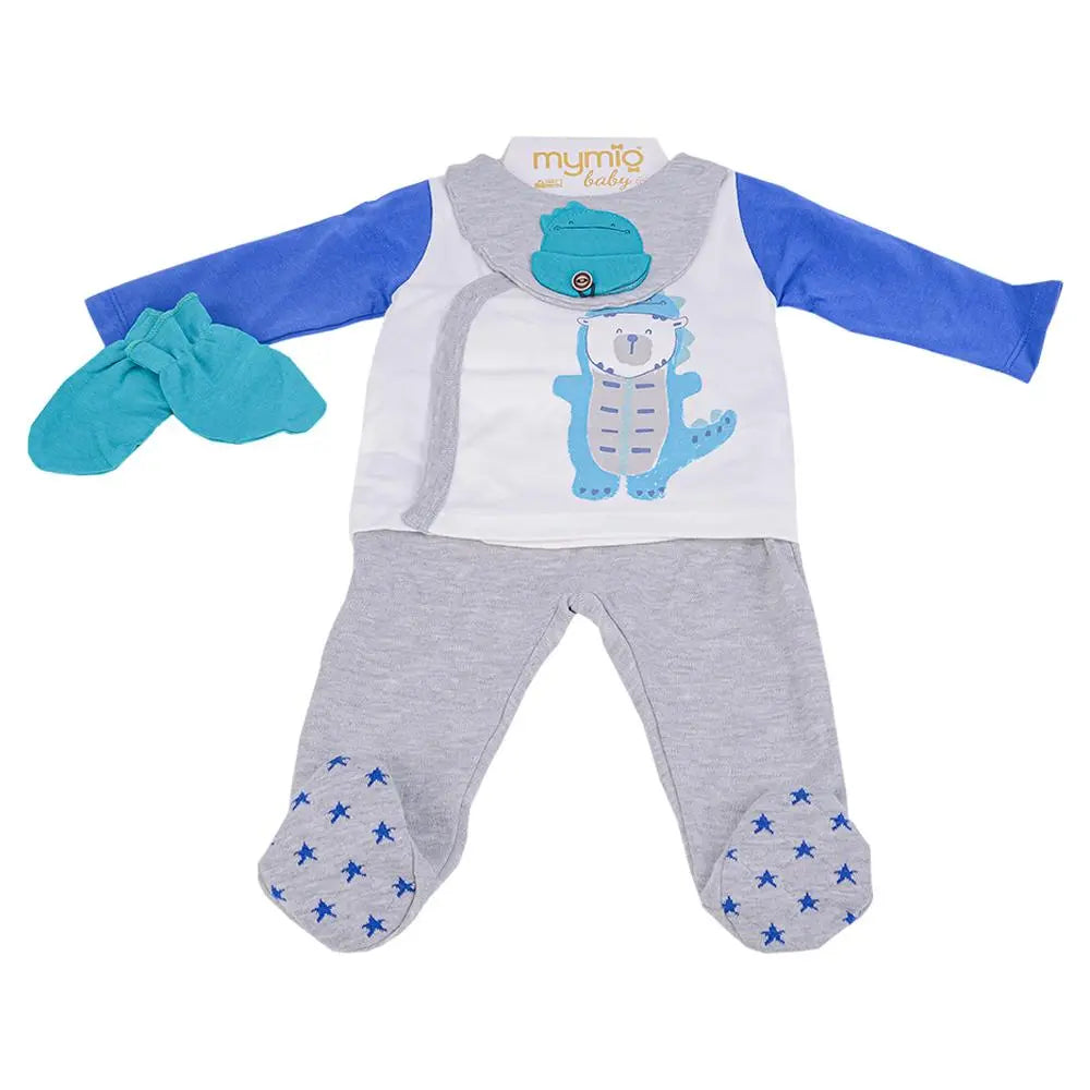 Maymio Baby Bodysuit Set of 4 - Suprise Bear Maymio Baby