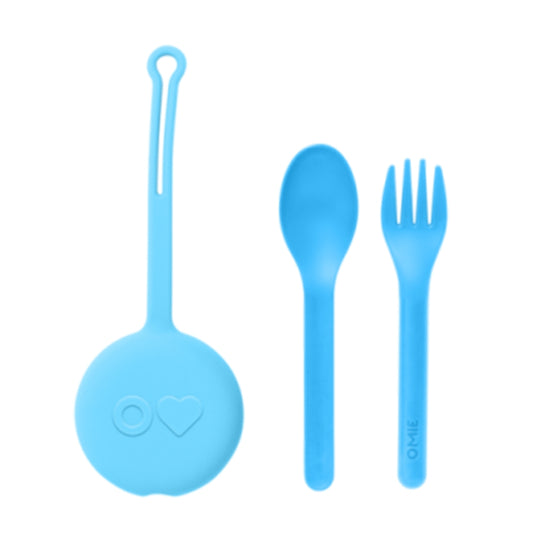 OmiePod & Utensil Set - Capri Blue