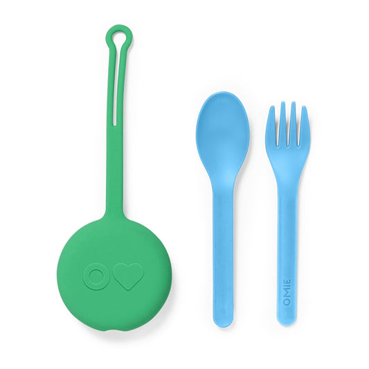OmiePod & Utensil Set - Mint Green