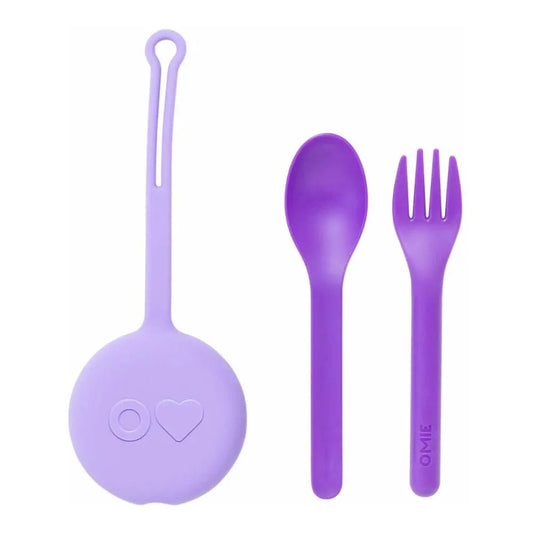 OmiePod & Utensil Set - Purple Omielife