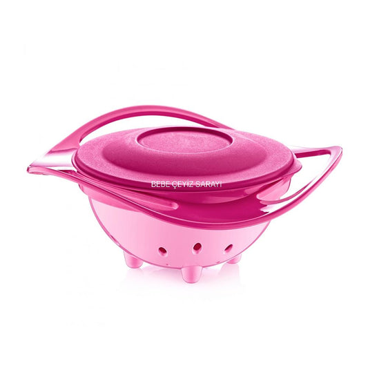 Baby Jem Non Spill Baby Plate Amazing Pink 6+m