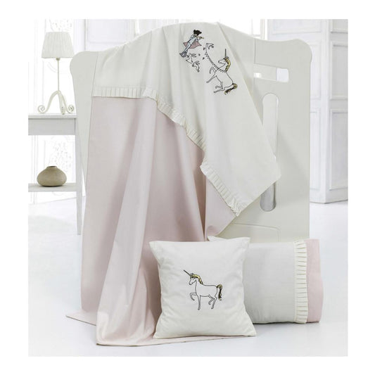 Momi Shop Duvet Cover Set - Pink (Pillow 35x45cm)