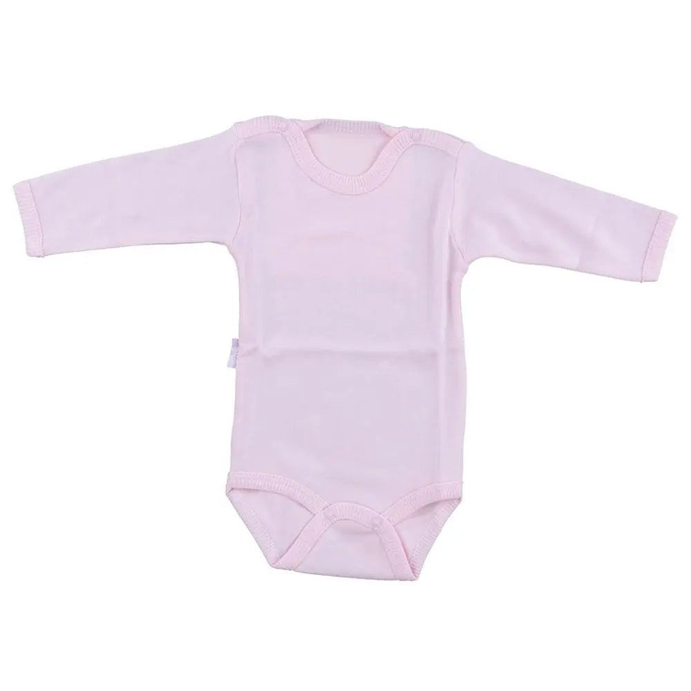 SEBI Long Sleeve Baby Bodysuit Pink SEBI