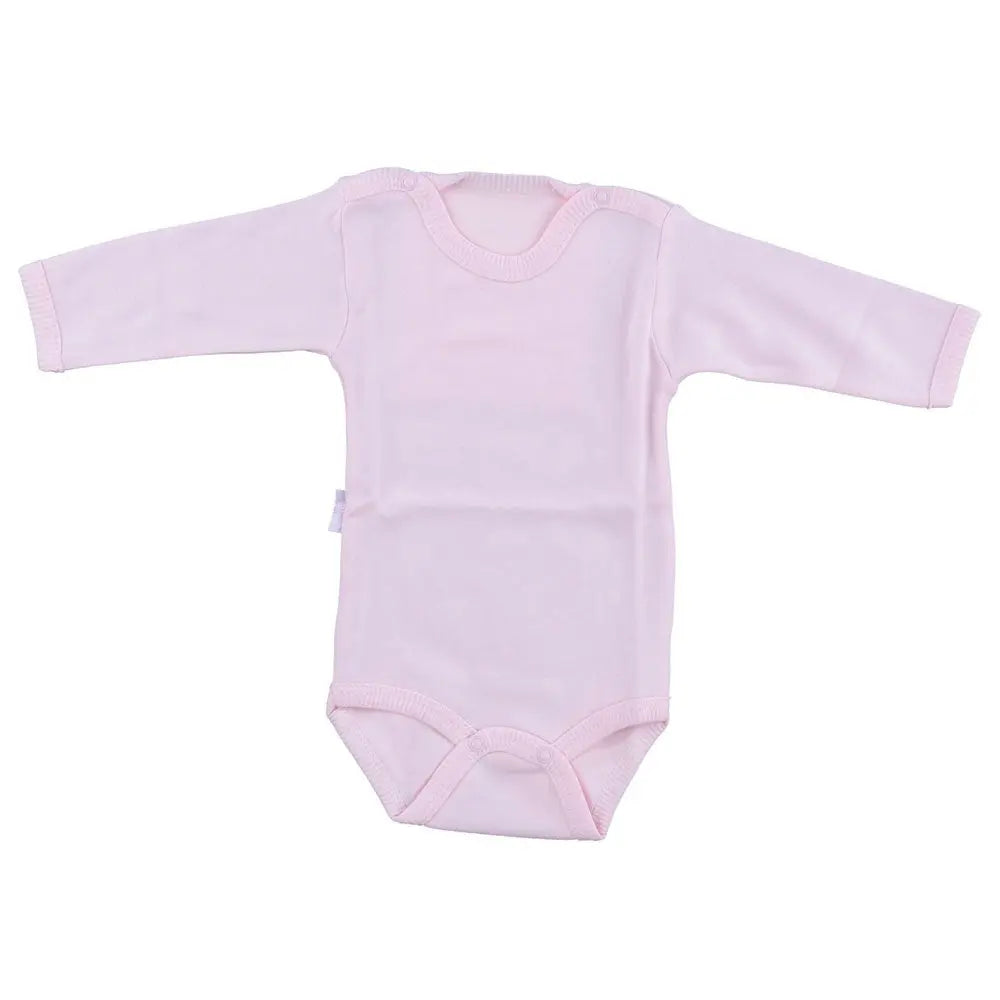 SEBI Long Sleeve Baby Bodysuit Pink SEBI