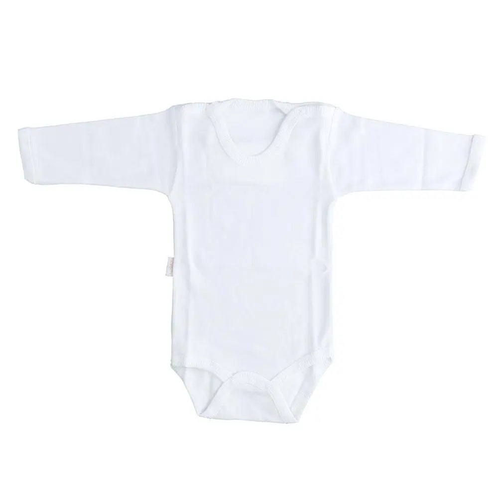 SEBI Long Sleeve Baby Bodysuit White SEBI