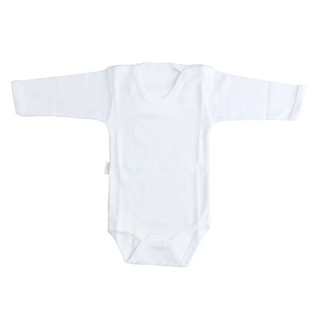 SEBI Long Sleeve Baby Bodysuit White SEBI
