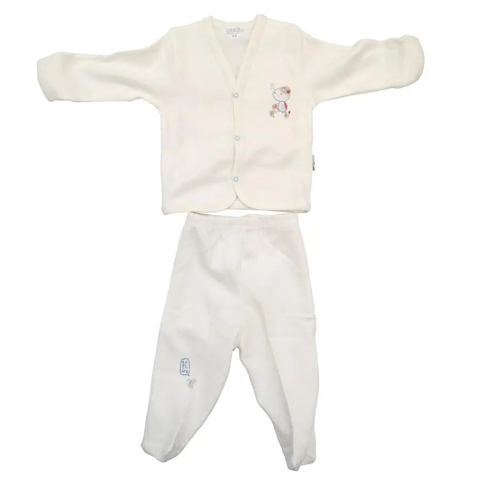 SEBI Cotton 2 Piece Footed Pajamas SEBI