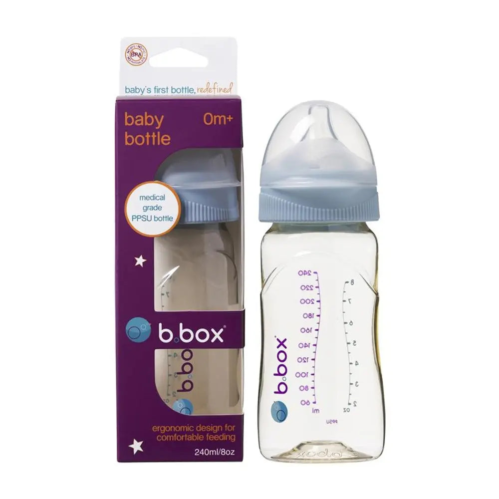 B.Box PPSU Baby Bottle Lullaby Blue - 240ml B.Box