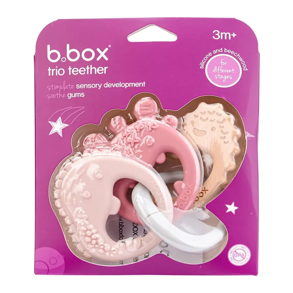B.Box Trio Teether - Blush B.Box