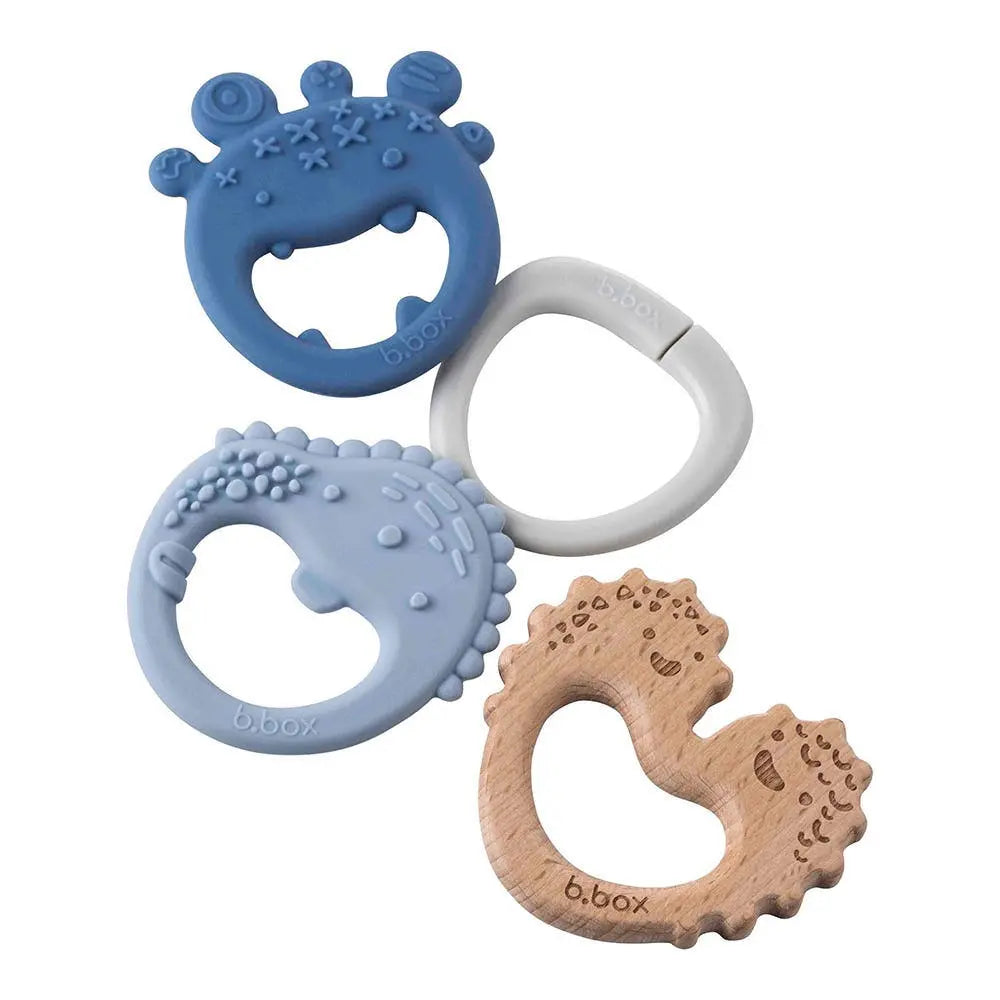 B.Box Trio Teether - Lullaby Blue B.Box