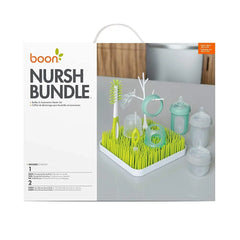 Boon Nursh Grass Drying Rack Bundle Bottles & Accessories Starter Set Boon