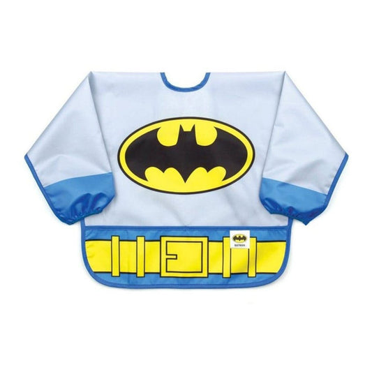 Bumkins Costume Sleeved Bib - Batman