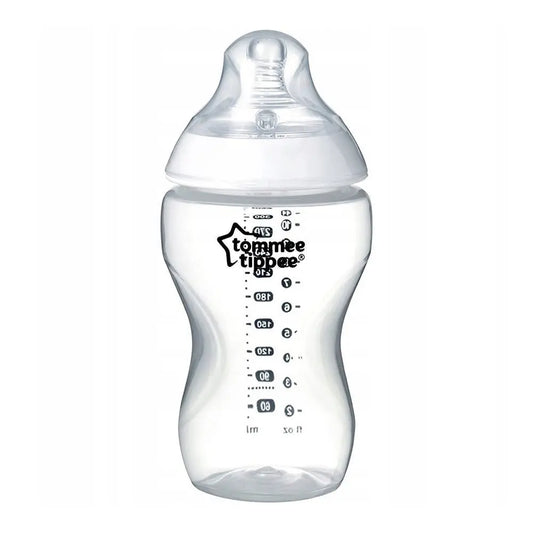 Tommee Tippee Closer to Nature Feeding Bottle :(340ml )- Clear Tommee Tippee