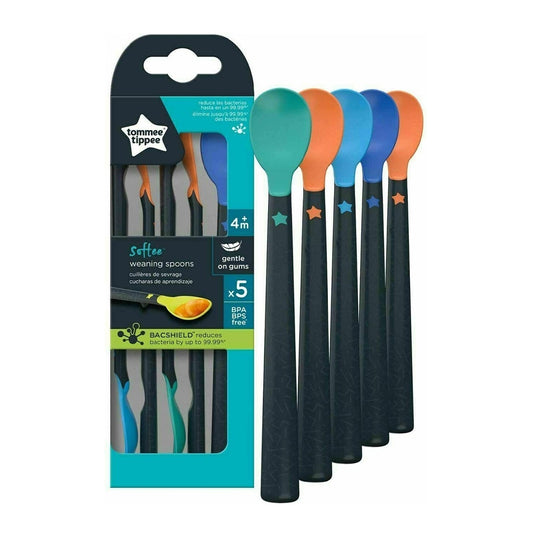 Tommee Tippee Softee Weaning Spoon - Pack of 5