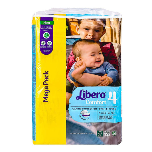 Libero Baby Diaper Size 4 Comfort Maxi - Pack of 82