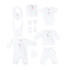 Aziz Bebe White Hospital Exit Set - Packs of 10 Aziz Bebe