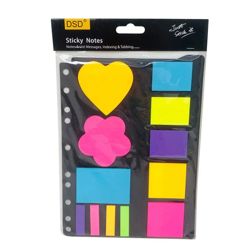 DSD Sticky Notes Assorted Shapes Generic Brand
