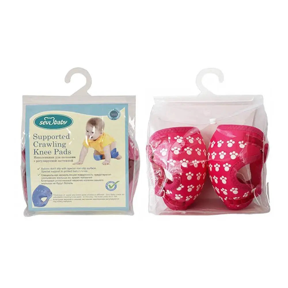 Sevi Bebe Supported Crawling Knee Pad Free Size - Pink (6-14 M) Sevi Bebe