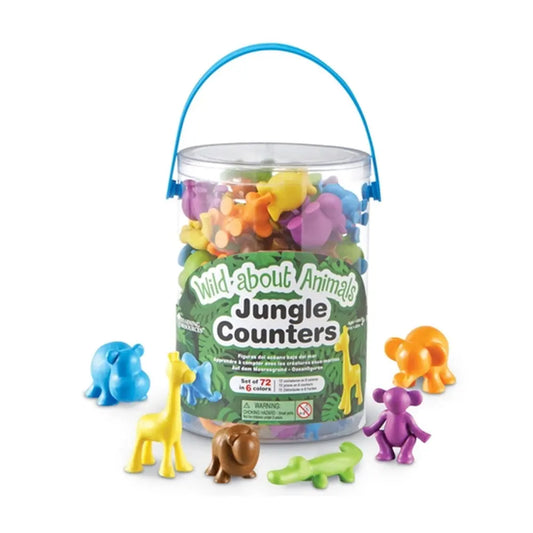 Learning Resources - Wild About Animals Jungle Counters :( 3 years +) Learning Resources