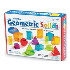 Learning Resources - View-Thru Colourful Geometric Shapes  :(6 years +)