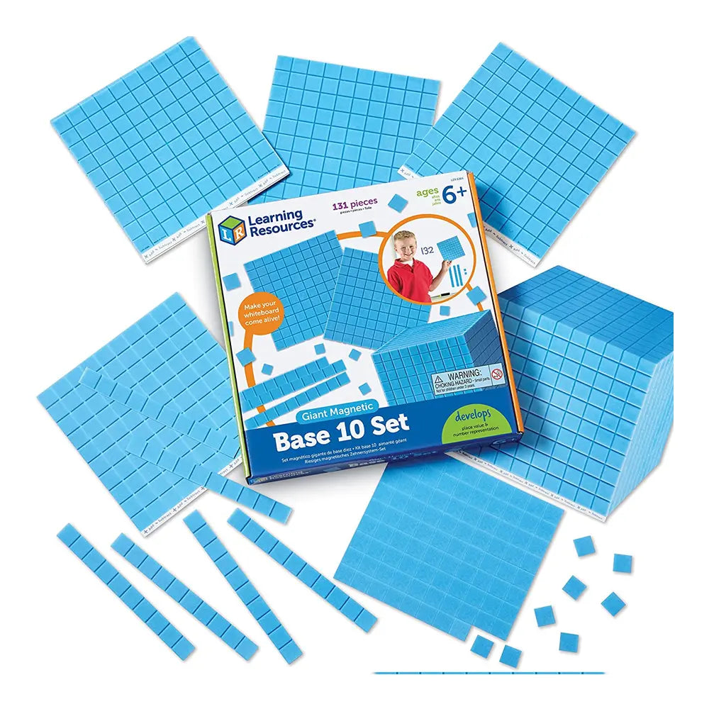 Learning Resources - Giant Magnetic Base Ten Set (6 years+) Learning Resources