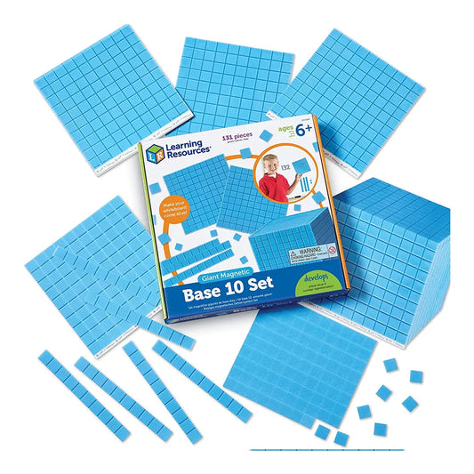 Learning Resources - Giant Magnetic Base Ten Set (6 years+) Learning Resources