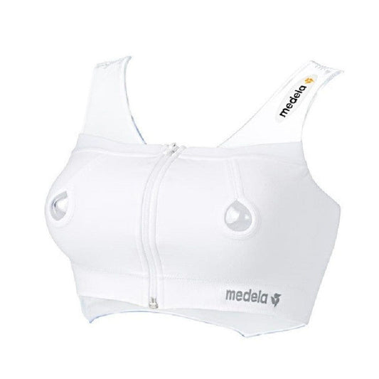 Medela Hands-Free Pumping Bustier - White