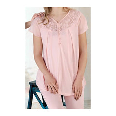 Fc Fantasy 1178 Bianca Maternity Pyjamas Set, White Fc Fantasy