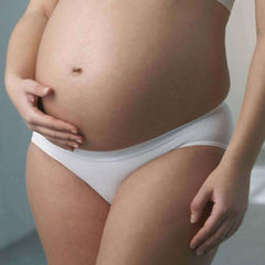 سروال داخلي للحوامل من ميديلا أبيض - عبوة من قطعتين